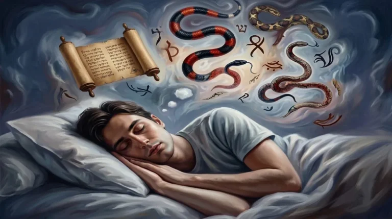 red and black snake in dream biblical meaning