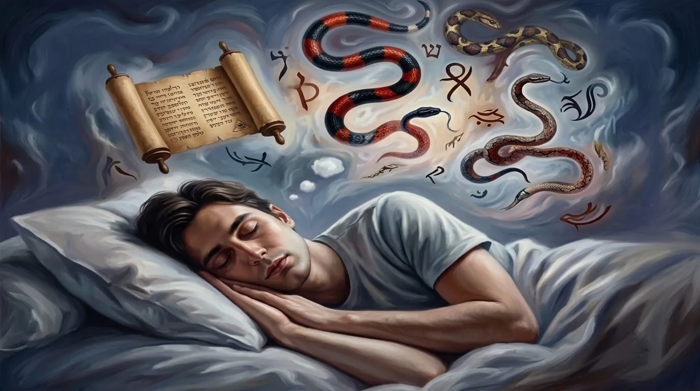 red and black snake in dream biblical meaning