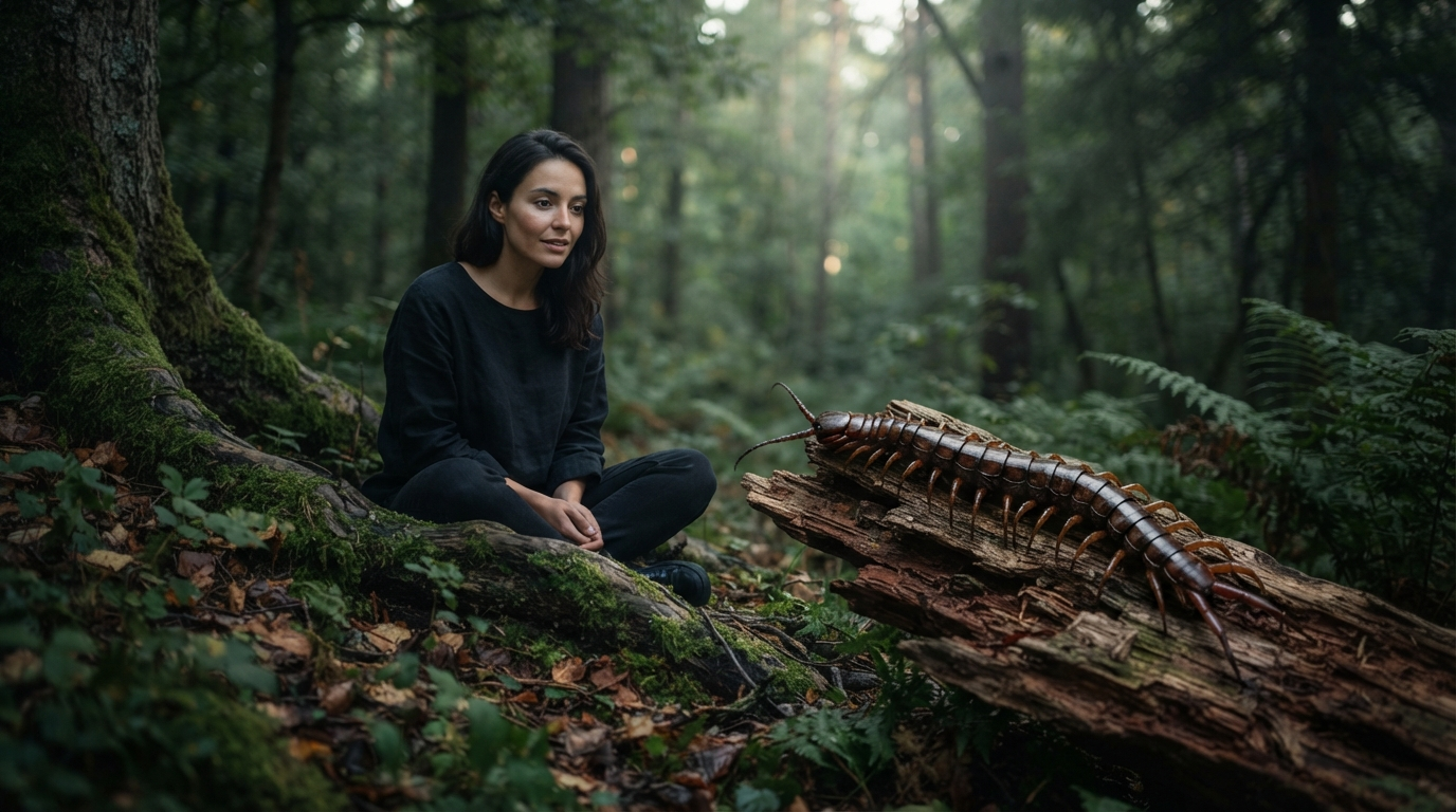 spiritual meaning of a centipede in a dream