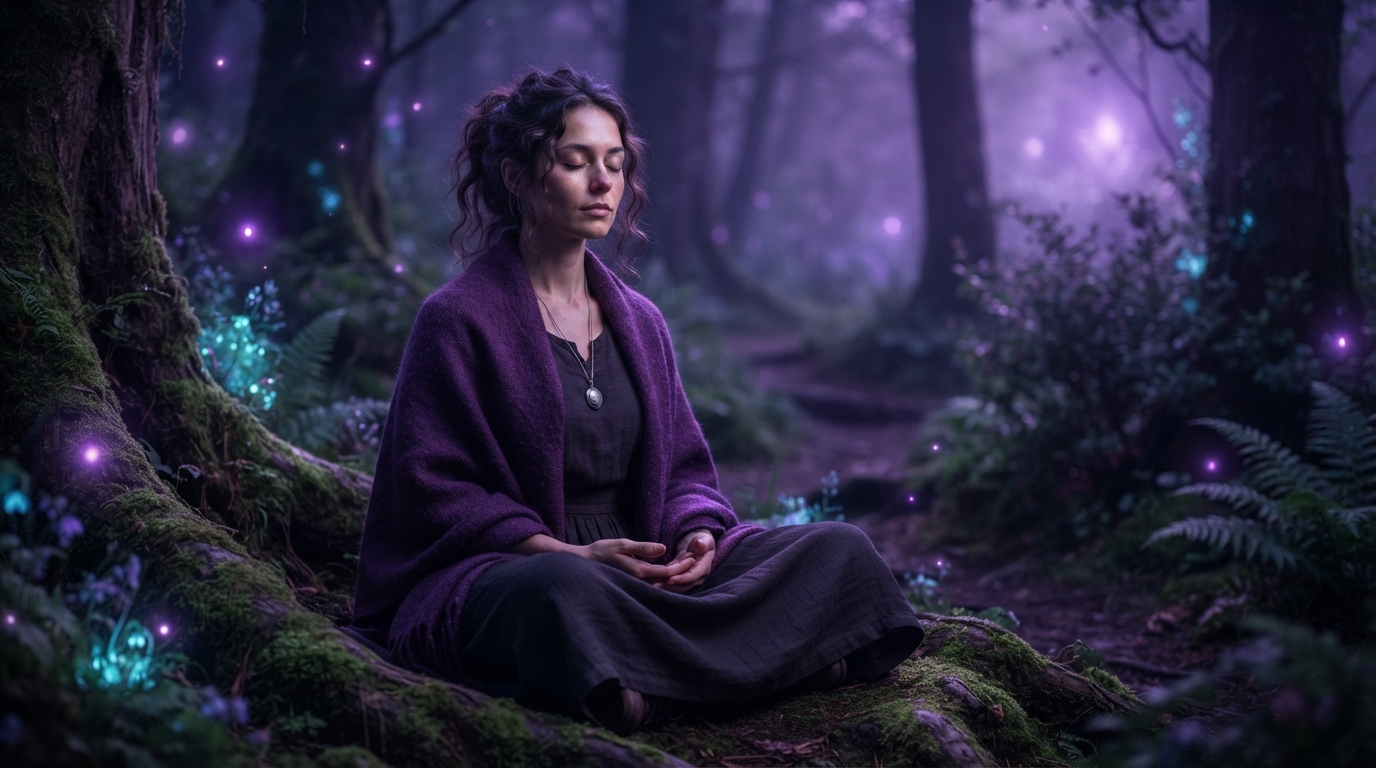 what is the spiritual meaning of purple in a dream