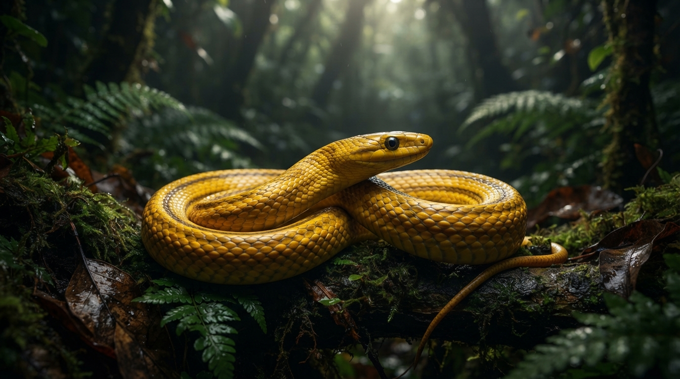 yellow snake in dream meaning