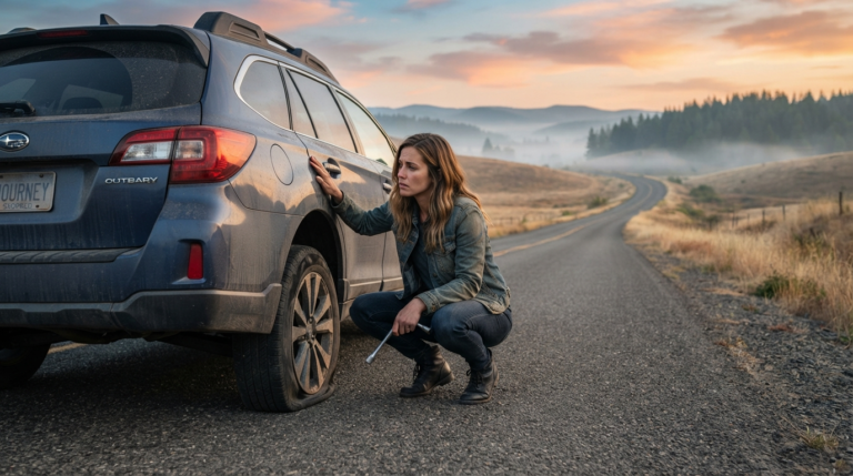 spiritual meaning of flat tire in a dream