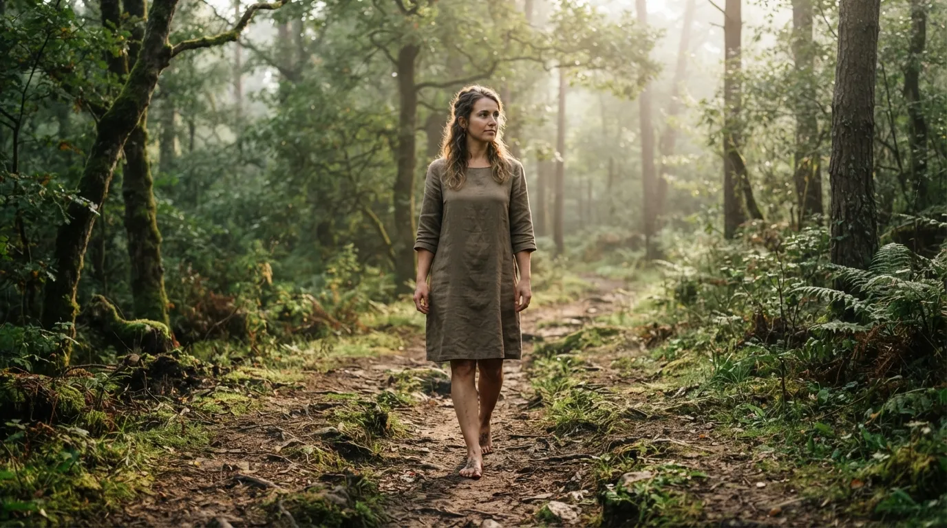 spiritual meaning of walking barefoot in a dream