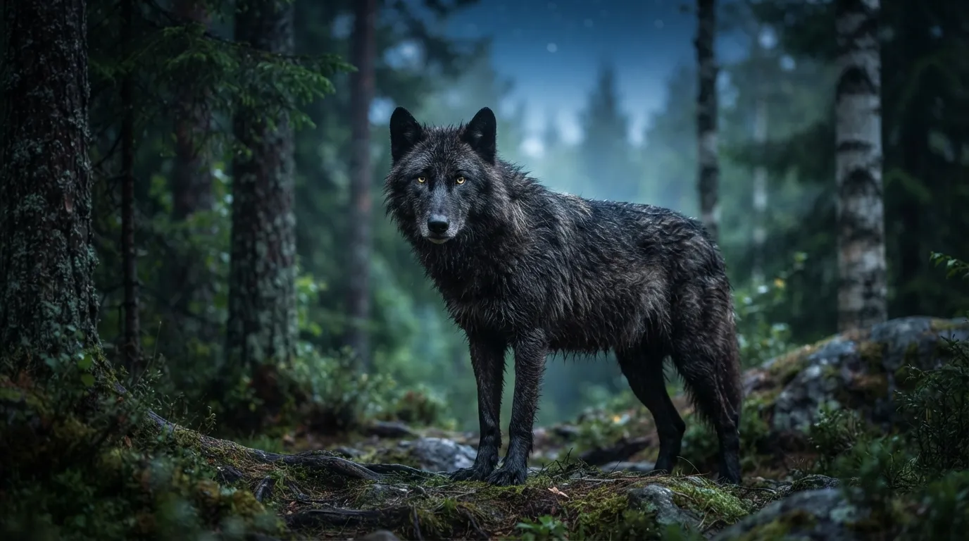 black wolf dream meaning