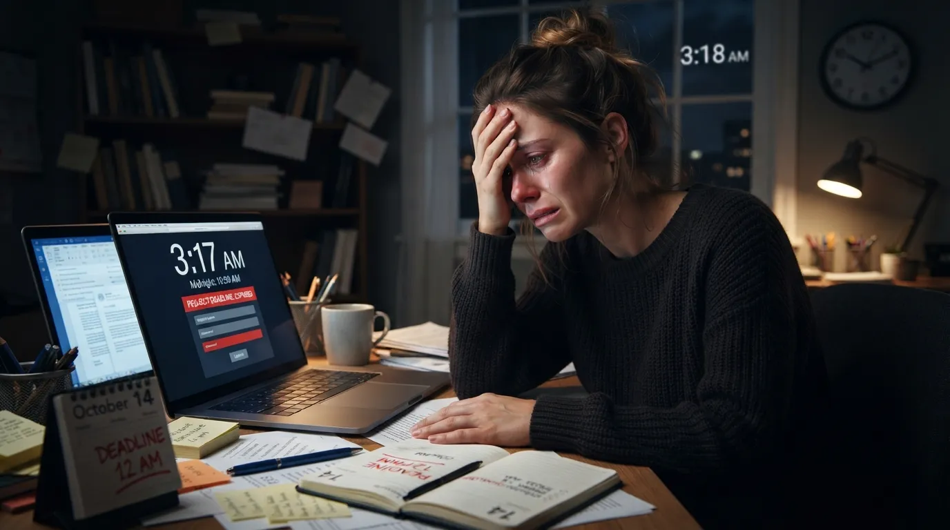 spiritual meaning of missing a deadline in a dream