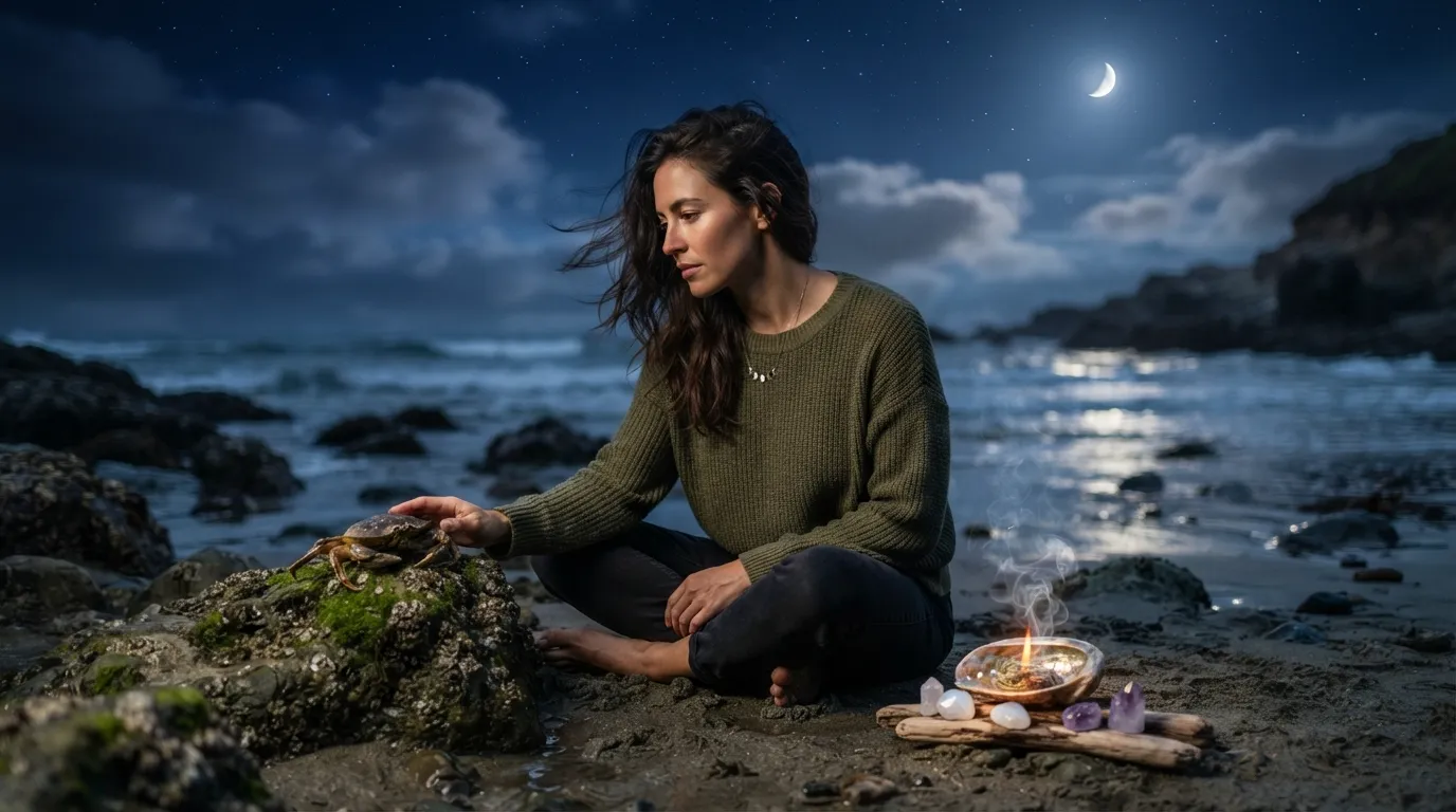 spiritual meaning of seeing crab in a dream